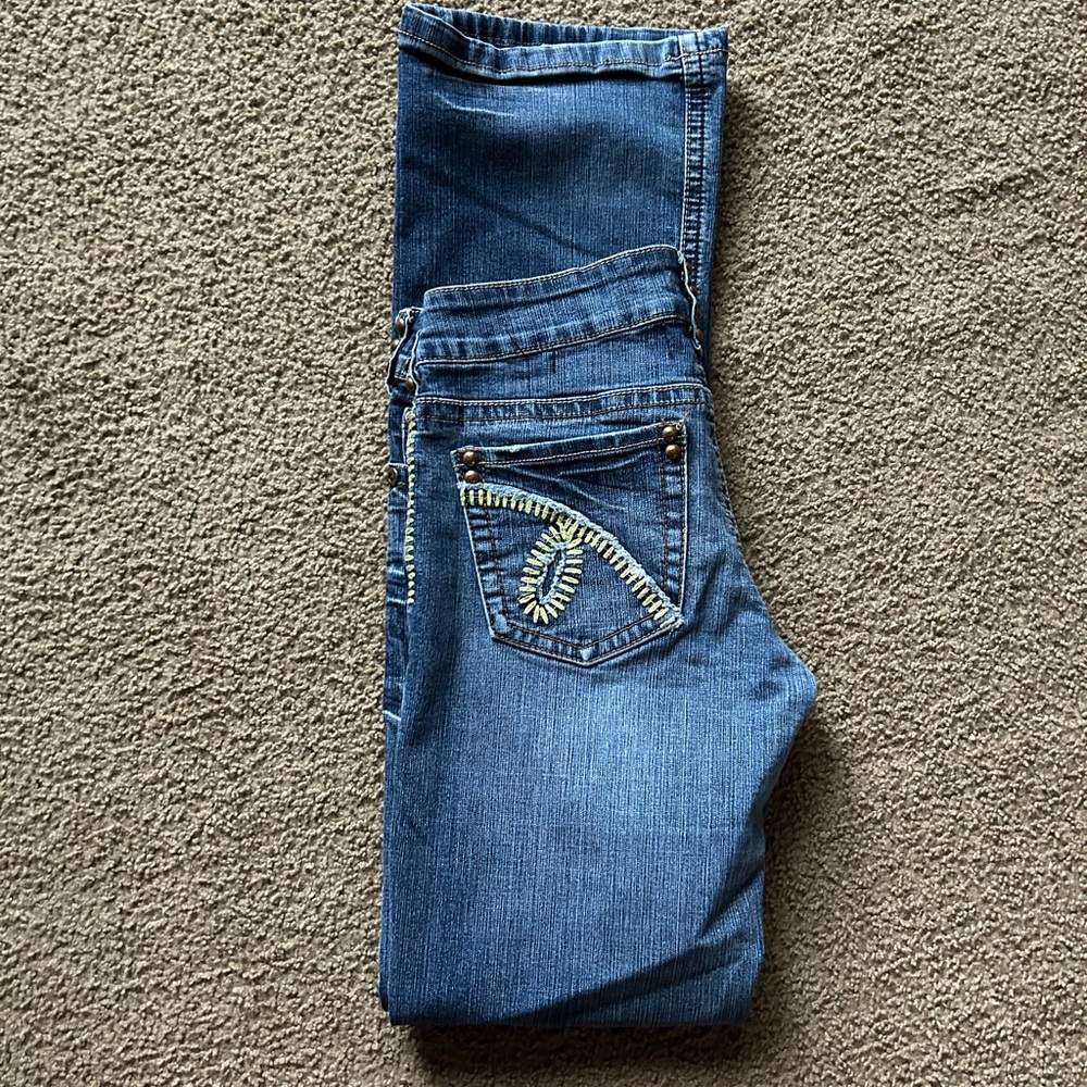 Cowgirl Tuff Blue Boot Cut Jeans with Classic Style